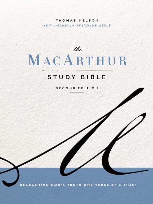 Title details for NASB, MacArthur Study Bible by John F. MacArthur - Wait list